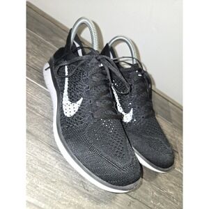 Nike Free RN Flyknit 2018 Women's Size 7.5 Running Shoes Black